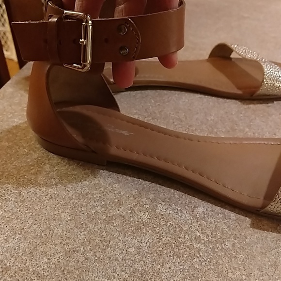Massimo Matteo color block leather sandals - Picture 7 of 7